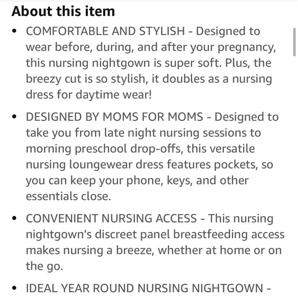 Kindred Bravely Eleanora Bamboo Maternity & Nursing Dress -Black - Picture 4 of 10